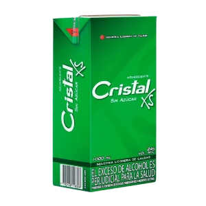 AGUAR CRISTA VERDE XS S-AZ-1000MLTETR24 AGUARDIENTE CRISTAL XS TETRA *1000ml