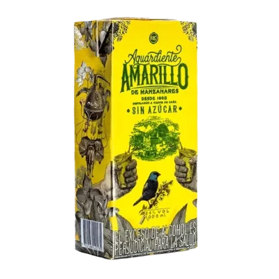 AGUARDIENTE AMARILLO -1000 ML TETRA AGUARDIENTE AMARILLO TETRA *1000ml