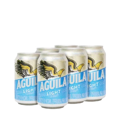 CERVEZA AGUILA LIGHT X6 *330ml