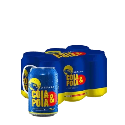 COLA Y POLA SIXPAC-330-6 COLA Y POLA SIXPACK *330ml