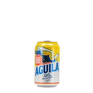 CERVEZA AGUILA 0% ALCOHOL *330ml