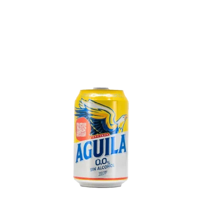 CERVEZA AGUILA 0% ALCOHOL *330ml