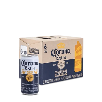 LC CERVEZA CORONA LATA 269-6UN CERVEZA CORONA LATA X6 *269ml