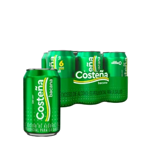 CERVEZA COSTEÑA BACANA X6 *330ml