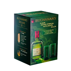 PACK BUCHANANS 12AÑOS *750ml+VA