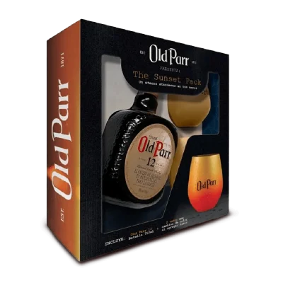 LC PACK WHISKY OLD PARR 12AÑOS-750ML+VAS PACK OLD PARR 12AÑOS *750ml+VA