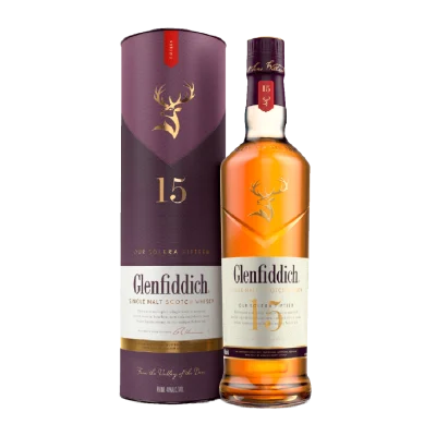 LC WHISKY GLENFIDDICH 15 AÑOS 750CC WHISKY GLENFIDDICH 15 AÑOS *750cc