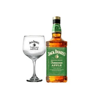 LC WHISKY JACK DANIELS APPLE-700+COPA WHISKY JACK DANIELS APPLE *700ml+COPA